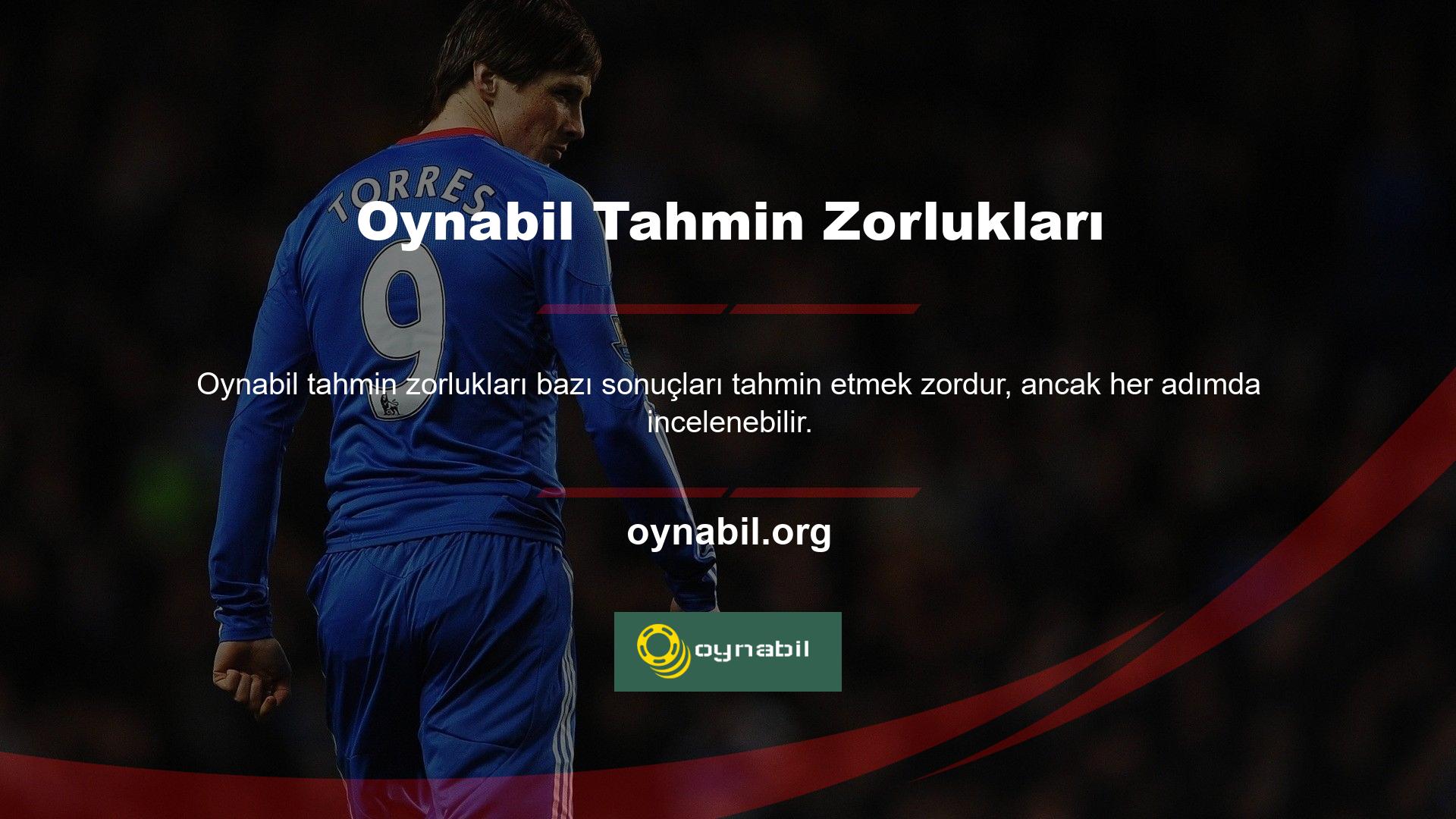 Bu nedenle neredeyse tüm spor bahis oyunları mevcuttur